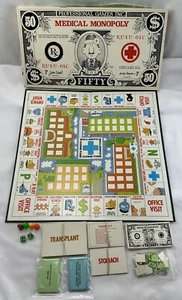 1979 Medical Monopoly Board Game Complete Great Condition FREE SHIPPING - Picture 1 of 10
