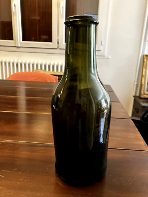 Ancienne bouteille verre soufflé 19° Siècle - Photo 1/4