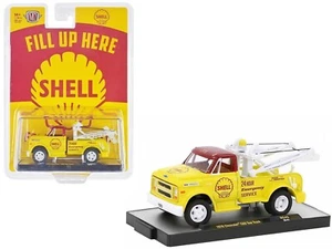 1970 CHEVROLET C60 TOW TRUCK YELLOW "SHELL" 1/64 DIECAST MODEL BY M2 31500-HS45 - Picture 1 of 1