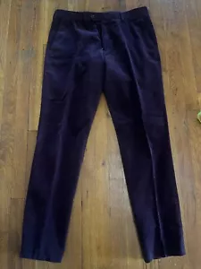 J Crew Purple Corduroy Trouser 34 - Picture 1 of 12