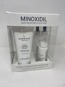 Minoxidil 5% Men Hair Regrowth System Germain Shampoo Conditioner Hair Serum NEW - Picture 1 of 6