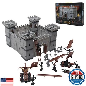 CfoPiryx Castello Medievale Giocattoli,Cavaliere Gioco Soldato Modello Costruzione Accessori, - Foto 1 di 5