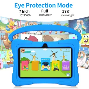 Kinder Tablet 7 Zoll, Android, 2GB+32GB Speicher, Bundle, WLAN, Mit Schutzhülle - Bild 1 von 19