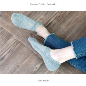 Lote de 5 pares de calcetines falsos con cojín premium para hombre y mujer hechos en Corea - Imagen 1 de 10