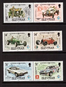 Isle of Man 1985 Cars set MNH mint stamps - Picture 1 of 1