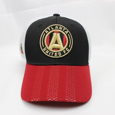 Бейсболка Atlanta United FC Trucker бейсболка Adidas сетка MLS черная красно-белая - Изображение 1 из 4