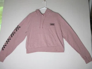 Vans Damen Bravo Lachs Rosa Cropped Hoodie Sweatshirt Off The Wall Gr. M - Bild 1 von 7