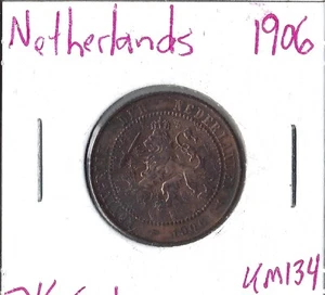 Moneda Países Bajos 2 1/2 Céntimos 1906 KM134 - Imagen 1 de 3