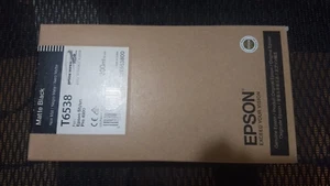 2020 ORIGINAL EPSON T6538 MATT BLACK INK STYLUS PRO 4900 NEU 200ml ULTRACHROME - Bild 1 von 1