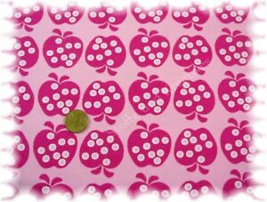 Manzana-Shirt Hilco Stretch-Jersey Äpfel rosa pink 25 cm Baumwolljersey Stoff