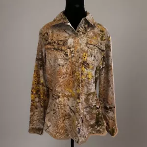 Cabela's Zonz Western Long Sleeve Button-Up Camo Hunting Shirt Women’s SZ M - Picture 1 of 9