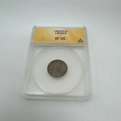 💯1909-S Semi-key Lincoln cent, PCGS VF35 💯 - Image 1 of 2