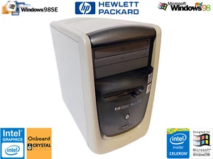 HP Pavilion 6635 [Windows 98SE] Intel Celeron 450MHz, 128MB RAM [Vintage Gaming] - Picture 1 of 20