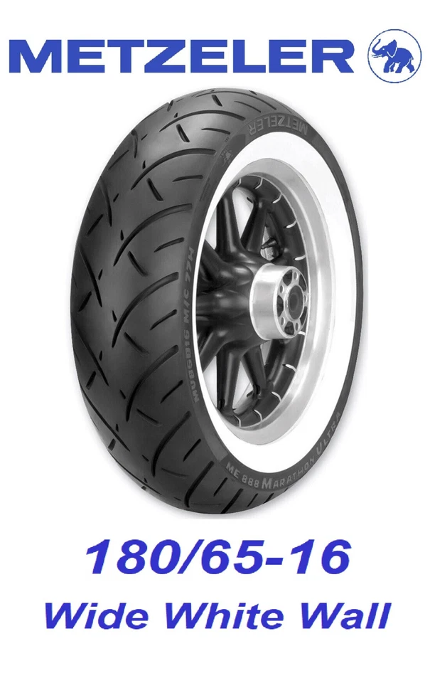 NEUMÁTICO TRASERO METZELER BLANCO ME888 180/65-16 INDIAN CHIEF VINTAGE SPRINGFIELD 14-20 Foto 1 de 1