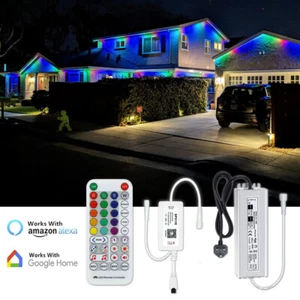 Una sola tirada de luz LED de sincronización de música WiFi efecto persecución de 5 ~ 50 M con fuente de alimentación de 12 V - Imagen 1 de 18