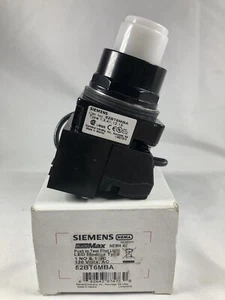 Siemens Push to Test LED Pilot Light White 52BT6MBA NEW Open Box - Picture 1 of 4