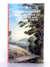 Recollections of the Lakes and the Lake Poets (De Quincey - 1978) (ID:73560)