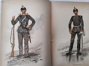 MILITARIA ARMEE ALLEMANDE IV MARIUS ROY DALLY GRAVURES COULEURS UNIFORMES N°16 - Picture 1 of 3