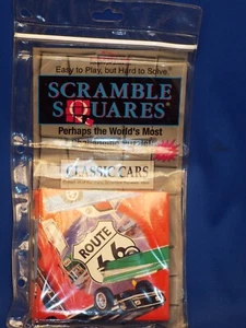 B Dazzle Classic Cars Scramble Squares 9 Piece Puzzle - Picture 1 of 2