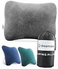 Camping Pillow, Memory Foam Travel Pillow, Camping Accessories - Medium Gray