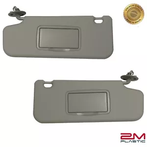 Sun Visor for Chevy Sonic 2012-2020 Set Pair Left + Right LH + RH Gray 2MPLASTIC - Foto 1 di 5