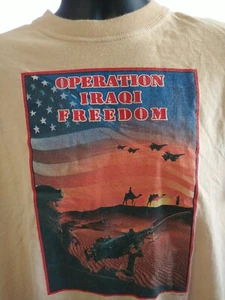 MILITARIA T-SHIRT (20XX ) OPERATION IRAQI FREEDOM (XL) OF - Picture 1 of 1