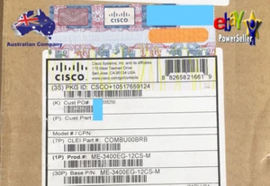 As New Cisco Gigabit Metro Switch ME-3400EG-12CS-M w/ AC PSU, 1 Year Warranty. - Picture 1 of 1