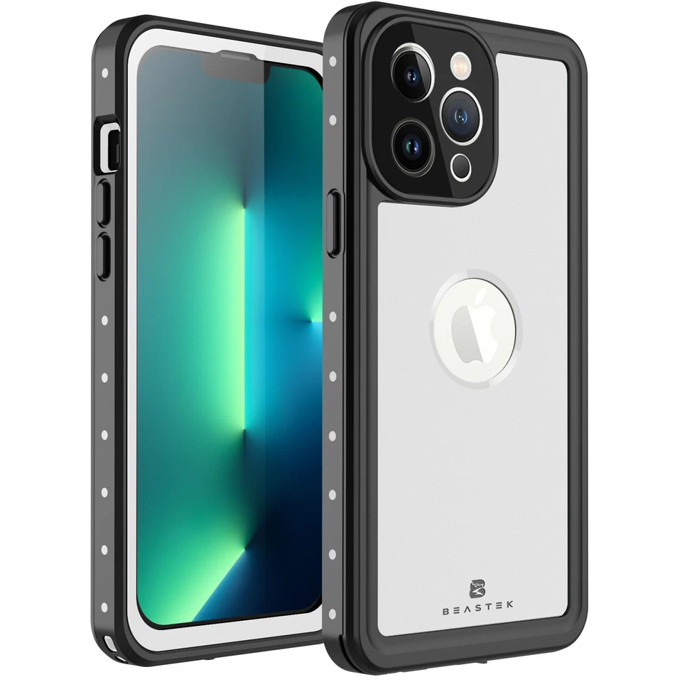 防水外壳 适合 Apple iPhone 13 Pro Max 防震保护套 带屏幕保护膜 — 第 1/4 张图片