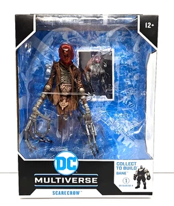 DC Multiverse Last Knight on Earth Scarecrow 7" Figure with Stand NO BAF - Bild 1 von 2