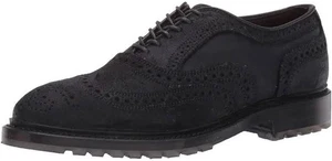 Allen Edmonds McTavish Wingtip - 10 D - MADE IN USA 2820 Black Brushed Lugged - Picture 1 of 1
