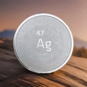 1/2 Troy oz Elemetal Silver Round .999 Fine - Picture 1 of 4