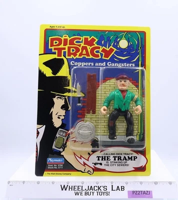 Figura de 5" The Tramp Coppers & Gangsters Dick Tracy 1990 Playmates NUEVO SELLADO Foto 1 de 4