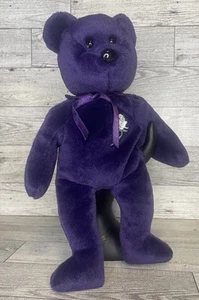 Vintage 1997 TY Beanie Baby Prinzessin Diana Bär P.E. Pellets Oakbrook RAR 👸 - Bild 1 von 6