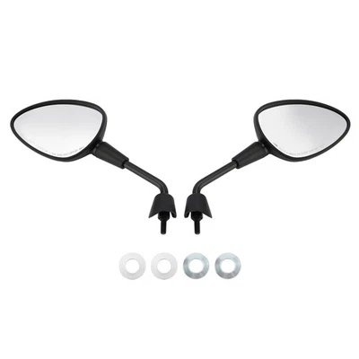 Black Mirror Set Shorty For Vespa GTS 125 300 HPE Sprint Primavera 50 125 150 US Foto 1 de 4