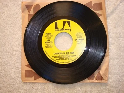 Lea Roberts ~ Laughter In The Rain 1974 Promo 45 rpm Stereo/Mono UA-XW539 ~ NM - Image 1 of 3