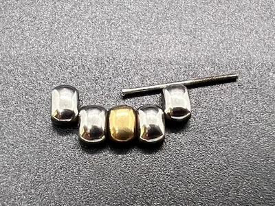 Chopard 19mm Link GP1211 – Two-Tone Fits Gstaad Stainless/18k Gold Bracelet - image 1 of 4