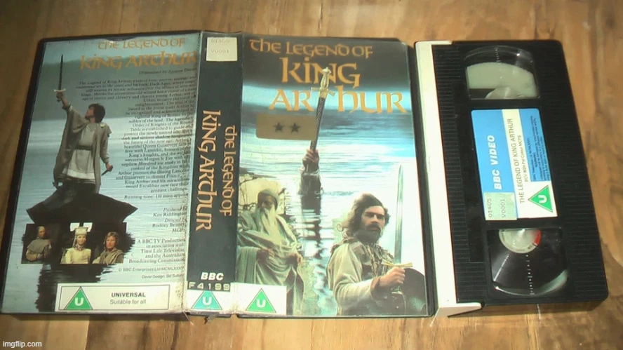 The Legend Of King Arthur VHS Video Tape Ex Rental Pre Cert BBC - Image 1 of 1