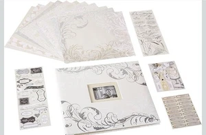 K&Company Kit album classico matrimonio in scatola 46 pezzi 12x12 pagine nuovo - Foto 1 di 2