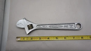 Vintage 8" Diamond Tool Horseshoe Co. Diamalloy Adjustable Wrench USA free ship - Picture 1 of 2