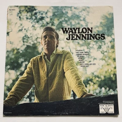 Waylon Jennings Vinyl Record 12” 33 RPM VL 73873 Vocalion Records 1969 - Image 1 of 4