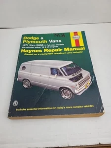 Haynes Repair Manual Dodge & Plymouth Vans 1971 - 2003 #30065 Teardown & Rebuild - Picture 1 of 9