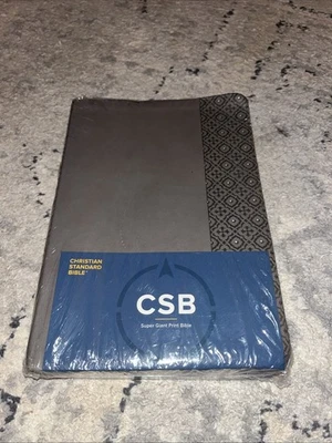 Super Giant Print Bible- Christian Standard Devotion + Easy Read Edition SEALED Foto 1 de 3