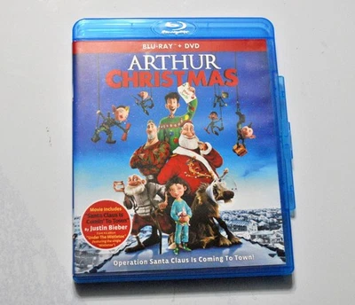 Arthur Christmas (Blu-ray & DVD, 2011) DISCS ARE LIKE NEW - Image 1 of 3