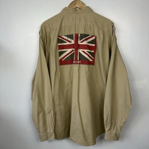 Polo Ralph Lauren Military Shirt, Union Jack, Utility RRL, Size Mens 2XB XXL - Picture 1 of 8
