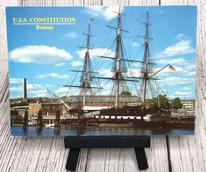 Cartolina USS Constitution Old Ironsides, Navy Yard, Boston, Massachusetts MA - Foto 1 di 4