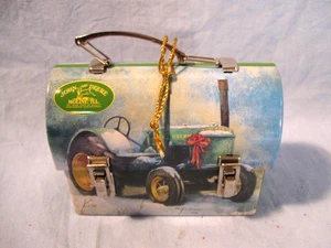 Fiambrera de hojalata John Deere adorno de árbol de Navidad mini - Imagen 1 de 11