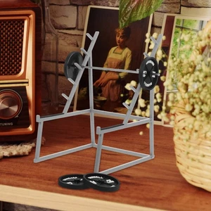  1 Set Funny Barbell Pen Holder: Fun Desk Gym Decor With Weights & Barbells - - Picture 1 of 12