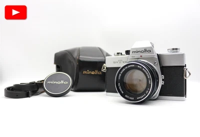 [ N MINT ] Minolta SRT 101 / SRT 201 / 35mm SLR Film Camera MC Rokkor 50mm F/1.7 - Image 1 of 4