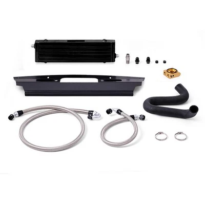 Mishimoto Engine Oil Cooler Fits Ford Mustang GT Black Oil Cooler Kit, 2015-2017 - Image 1 of 4