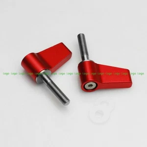 Perno giratorio rojo M4 20 mm palanca de pulgar tornillo fr 15 mm abrazadera de varilla bloque de riel - Imagen 1 de 5